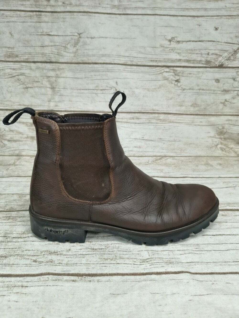Dubarry of Ireland Brown Leather Gore-Tex Chelsea Boots EU 43